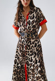 leopard print dress