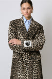 leopard print coat