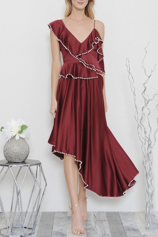 Solé Resale Boutique H&M Divided Women's Wine Dress Size 8