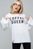 coffee queen logo shirt
