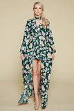 Women's Floral Maxi Short Dress